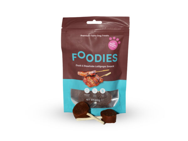 חטיף FOODIES סוכריית ברווז ועור בקר