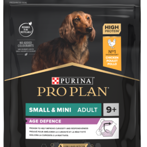 פרו פלאן AGE DEFENCE מזון יבש ומלא לכלבים מבוגרים מגזע קטן בגילאי 9+ לשמירה על פעילות קוגנטיבית