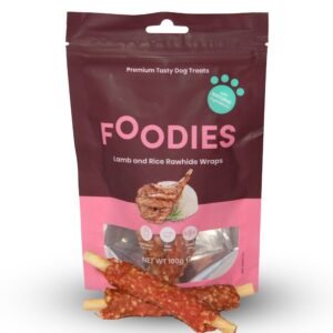 חטיף FOODIES כבש עם עור בקר ואורז