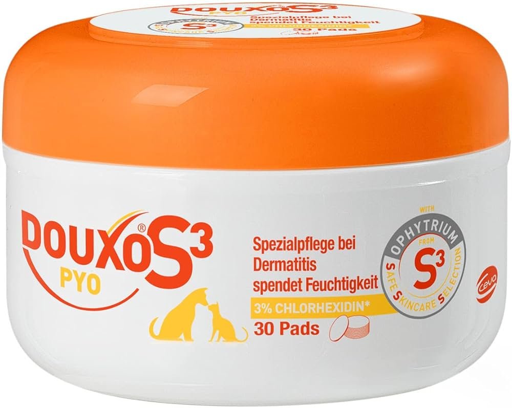 מגבונים לחים DOUXO S3 PYO לחיטוי העור
