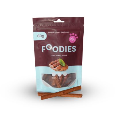 FOODIES Duck Sticks Snack 80g