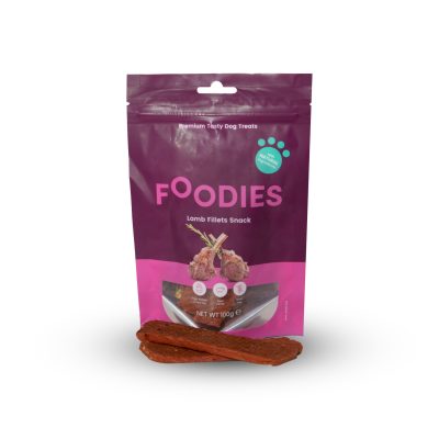 FOODIES Lamb Fillets Snack 100g