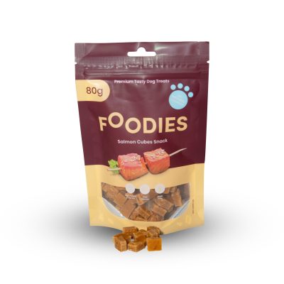 FOODIES Salmon Cubes Snack 80g