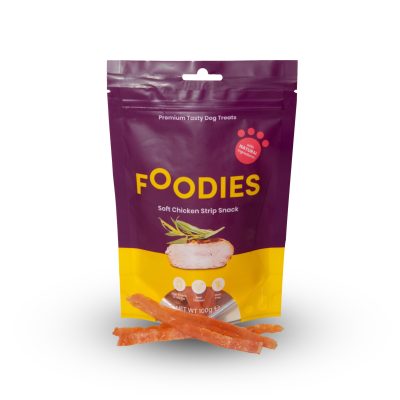 FOODIES Soft Chicken Strip Snack 100g