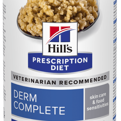 Hill's Prescription Diet Derm Complete EnvironmentalFood Sensitivities 370g can