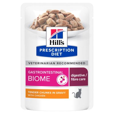 Hill's Prescription Diet GI BIOME Adult Cat Food Pouch, 85gr