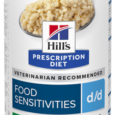 Hill's Prescription Diet dd Food Sensitivities Wet Dog Food with Duck&Rice 370g