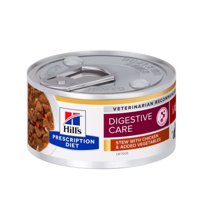 Hill's Prescription Diet id Digestive Care Stew for Cats with Ckn&Veg 82g can