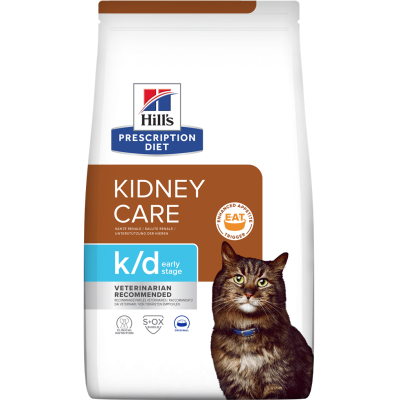 Hill's Prescription Diet kd Early Stage Kidney Care Dry Cat Food 3kg Bag