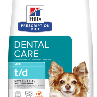 Hill's Prescription Diet td Mini Dental Care Dry Dog Food with Chicken 3kg Bag