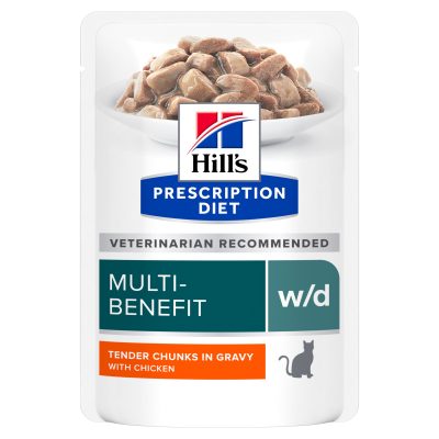 Hill's Prescription Diet wd Adult Cat Food Pouch, 85gr