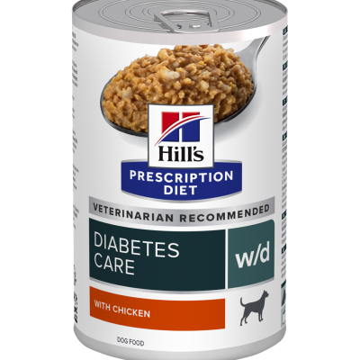 Hill's Prescription Diet wd Diabetes Care Wet Dog Food with Chicken 370g Can