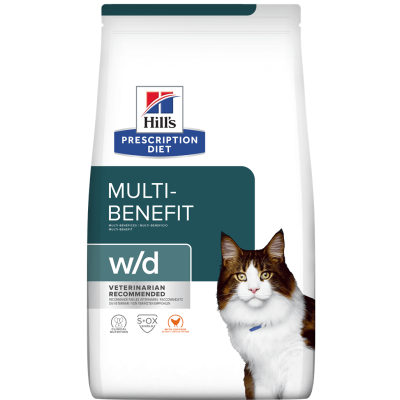 Hill's Prescription Diet wd Multi-Benefit Dry Cat Food with Chicken 3kg Bag