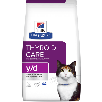 Hill's Prescription Diet yd Thyroid Care Dry Cat Food 3kg Bag