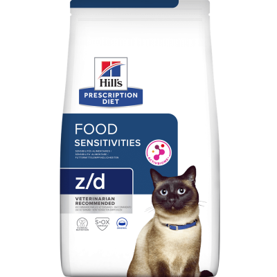 Hill's Prescription Diet zd Food Sensitivities Dry Cat Food 3kg Bag