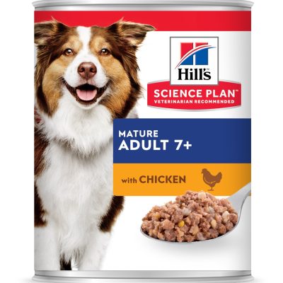 Hill's Science Plan Canine Mature Adult 7+ All Breeds (Chicken), 370gr