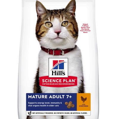 Hill's Science Plan Mature Adult 7+ Cat Food with Chicken, 3kg