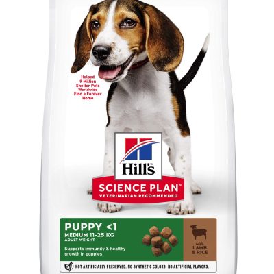 Hill's Science Plan Medium Puppy Food with Lamb & Rice, 14kg