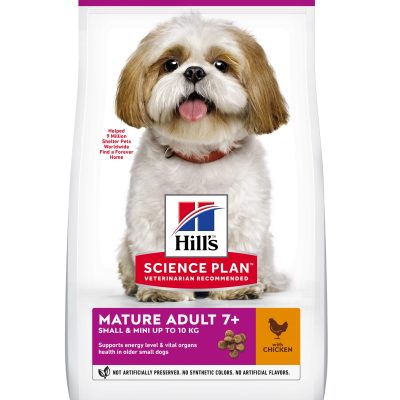 Hill's Science Plan Small & Mini Mature Adult 7+ Dog Food with Chicken, 3kg